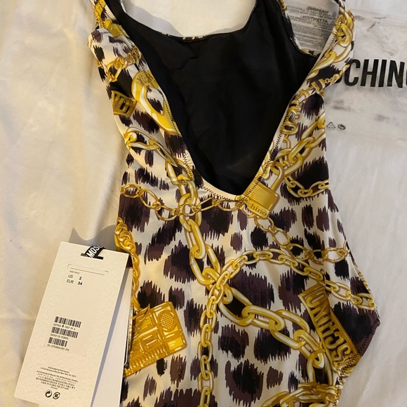 Moschino x H&M bodysuit size 2 NWT - Picture 4 of 5